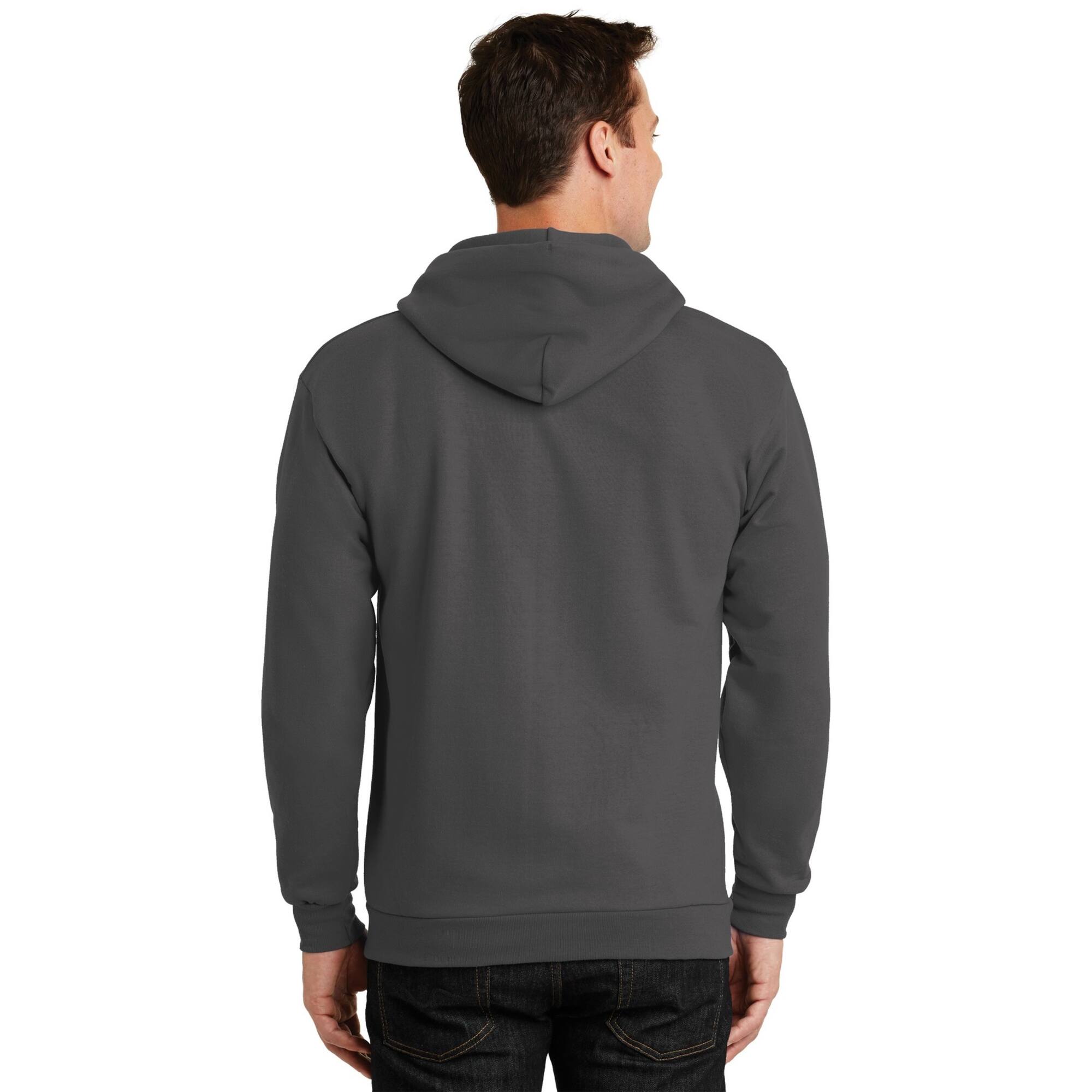 Port & Company® Essential Fleece Full-Zip Hooded Sweatshirt